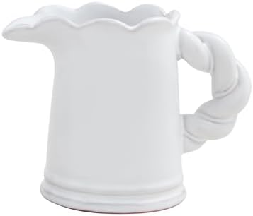 Mud Pie Twisted Handle Pitcher Vase Small