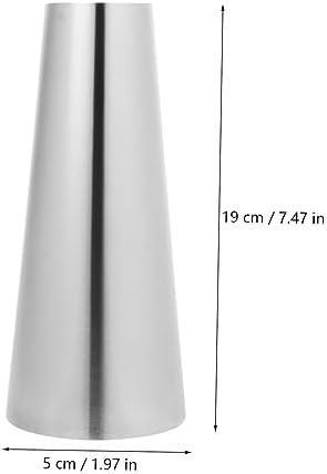 BESPORTBLE Desktop Flower Vase Stainless Steel