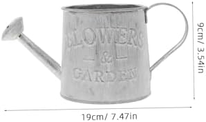 3pcs Rustic Bucket with Handle for Dried Flowers