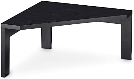 Navaris Bamboo Corner Shelf Unit - Black