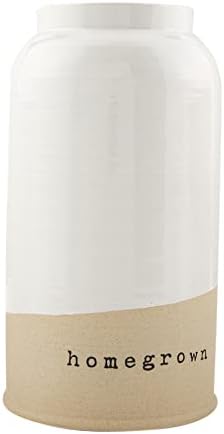 Mud Pie Farm Stoneware Vase 115x625