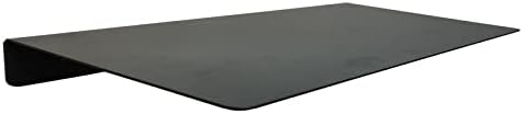 Heavy Duty Black Linear Metal Wall Shelf for Modern Living Room