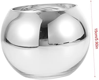 VOSAREA Floral Pot Holder Glass Vase Table Centerpiece Decor