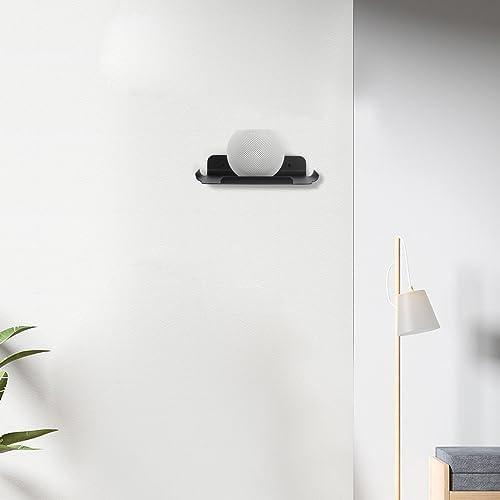 8x64 Floating Metal Wall Shelf for Smart Home Devices