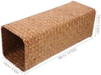 Wicker Flower Basket Vase Natural Rattan Home Decor