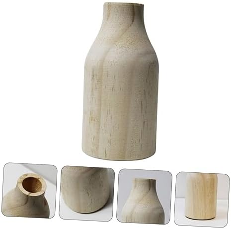 Small Wooden Flower Holder for Desktop and Banquet Centerpieces