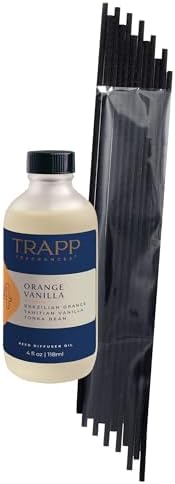 Trapp No 04 Orange Vanilla Reed Diffuser Refill Kit 4 oz