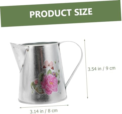 Rustic Iron Flower Vase for Home Decor