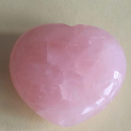 1pcs Mixed Gemstone Crystal Heart Piece 45mm Rose Quartz