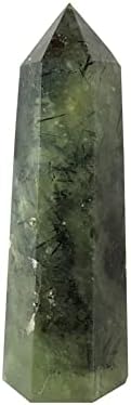 PEKMAR Natural Crystal Green Grape Quartz Rod Decor
