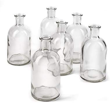 Serene Spaces Living 6 Pack Bud Vases for Decor