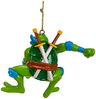 Teenage Mutant Ninja Turtles Blow Mold Ornament Leonardo Blue