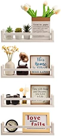 Sturdy Floating Wall Shelves for Kids Books and Decor