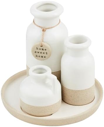 Mud Pie Connected Farm Vase Set of 3
