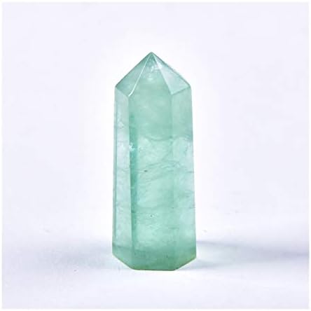 FORVIX Natural Crystal Point Wand Green Fluorite 60-70mm