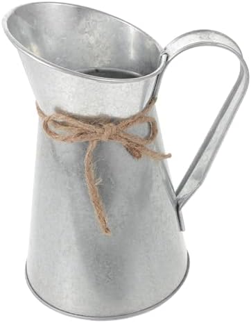 Retro European-Style Dried Flower Iron Bucket Decorative Vase