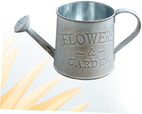 VOSAREA Iron Flower Pot Outdoor Decorative Vase