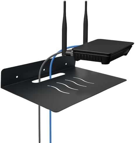 Steel Floating Shelves for Wall Black 906x689 in