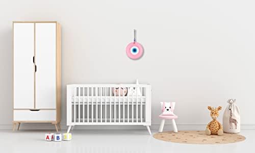 BCS Pink Evil Eye Wall Hanging Decor