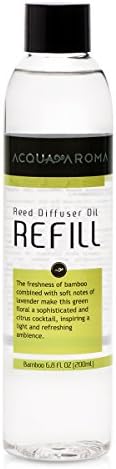 Acqua Aroma Bamboo Reed Diffuser Oil Refill 68 FL OZ Handcrafted