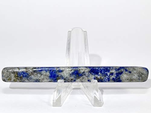HQRP 34 Inch Lapis Lazuli Slice with Pyrite Calcite