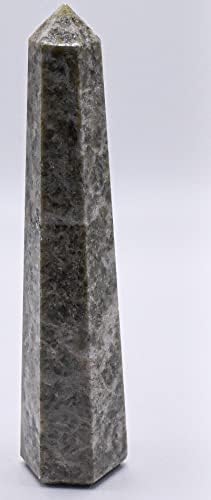 42 Inch Green Vesuvianite Obelisk Crystal Mineral Specimen Tower Wand