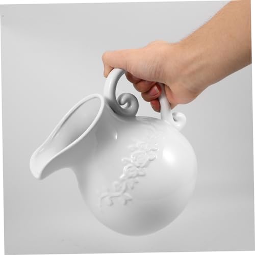 Zerodeko Ceramic Pitcher Vase for Dried Flowers