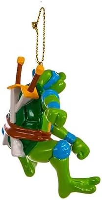 Teenage Mutant Ninja Turtles Blow Mold Ornament Leonardo Blue