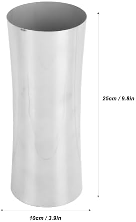 Tall 304 Stainless Steel Silver Waist Shaped Flower Vase