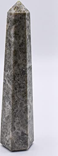 42 Inch Green Vesuvianite Obelisk Crystal Mineral Specimen Tower Wand