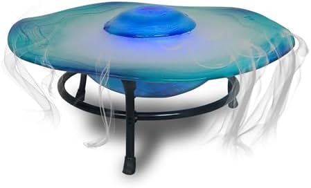 XBrand Tabletop Mist Fountain with LED Lights