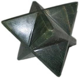 Rare Natural Green Mica 2 Inch Merkaba Gemstone Healing Crystal