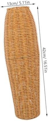 2pcs Rustic Woven Vase for Living Room Decor