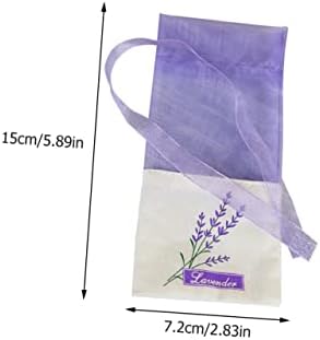 22Pcs Lavender Sachet Bags with Handmade Floral Design for Home and Car Decoration