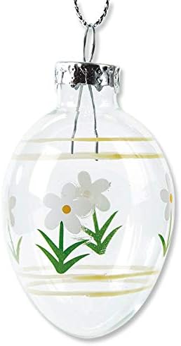 Lillian Vernon Hand Painted Blown Glass Easter Ornaments - 12 Piece Assorted Set