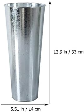 VICASKY Iron Art Flower Vase for Home Office Decor