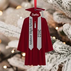 Personalized 2025 Graduation Ornament College High School Class of 2025 Gift