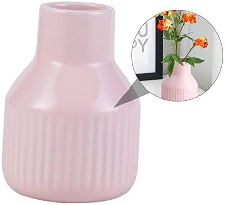VINTORKY Desktop Ceramic Flower Vase Aesthetic Home Decor