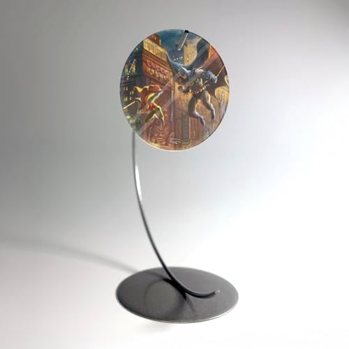 Thomas Kinkade The Dark Knight Saves Gotham City 35 Inch Glass Art
