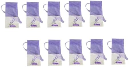 22Pcs Lavender Sachet Bags with Handmade Floral Design for Home and Car Decoration