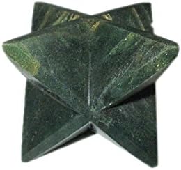 Rare Natural Green Mica 2 Inch Merkaba Gemstone Healing Crystal
