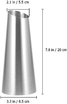 Veemoon Metal Cylinder Vase Fireplace Decor