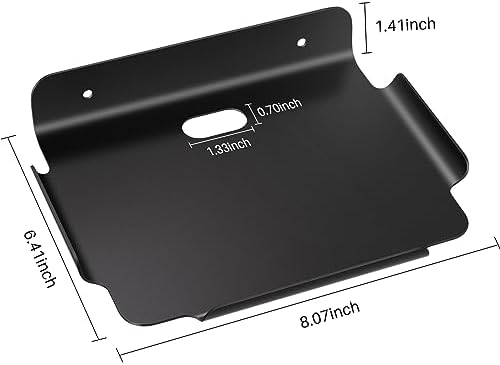 8x64 Floating Metal Wall Shelf for Smart Home Devices