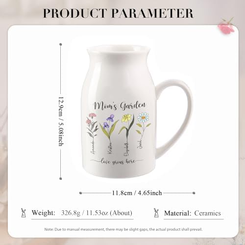 Personalized Flower Vase for Home Decor and Gifts