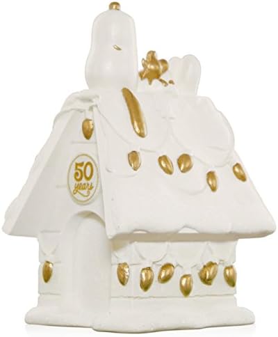 Hallmark Peanuts Snoopy Doghouse Porcelain Ornament 2015