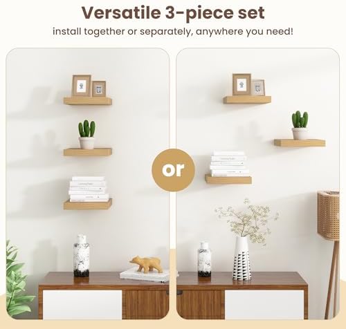 Fun Memories 93 Inch Floating Shelves Set of 3