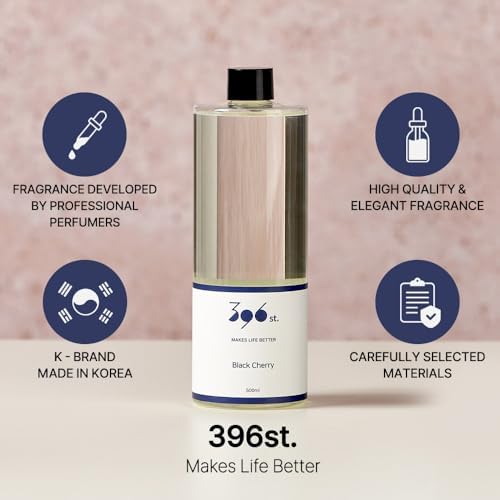 396 St Reed Diffuser Oil Refill Peony 169oz 10 Fiber Reed Sticks
