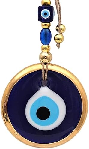 35 Gold Turkish Evil Eye Wall Hanging