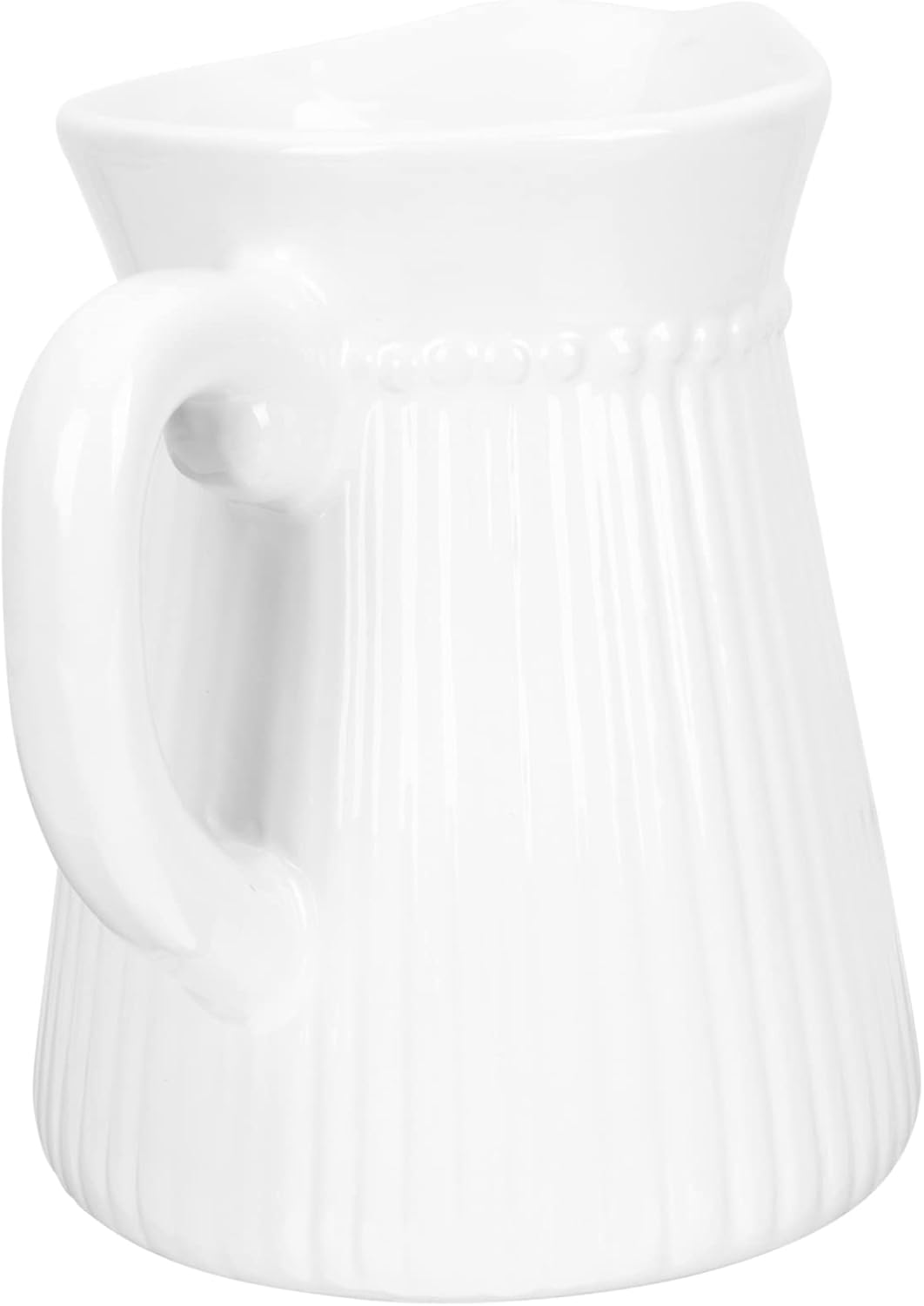 Flower Decor Kettle Shaped Ceramic Vase for Home Office