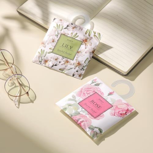 12 Pack Lavender Scented Sachets for Drawer and Closet